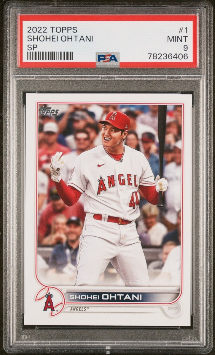 大谷翔平2022Topps Series1 SP PHOTO VARIATION 2022 Topps Series 1 Shohei Ohtani #1 SP Photo Variation PSA 9 MINT