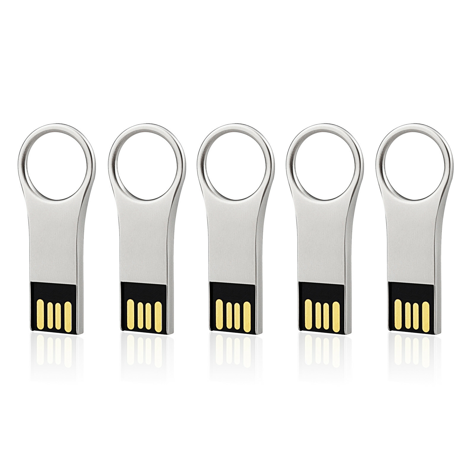 Lote de memorias USB 32GB 64GB 2.0 de metal, impermeables, unidad flash tipo lápiz, imagen 3
