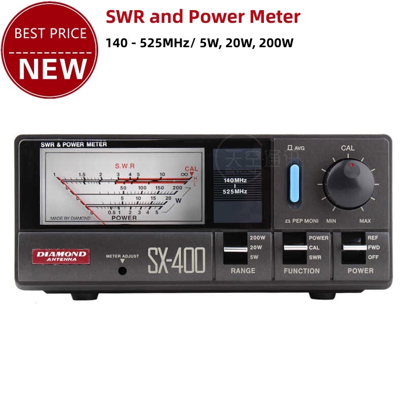 SX-400 140-525MHz SWR and Power Meter UV Dual Band Standing Wave