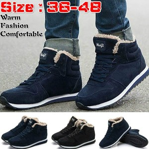 Men Women Fashion Winter Snow Boots Plush Outdoor Work Shoes Warm