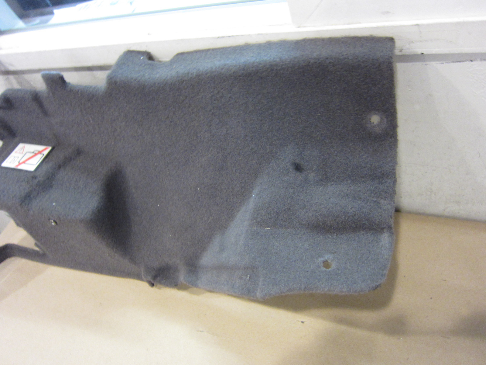 Ferrari California - LH Side Trunk Carpet Panel- P/N 82850100
