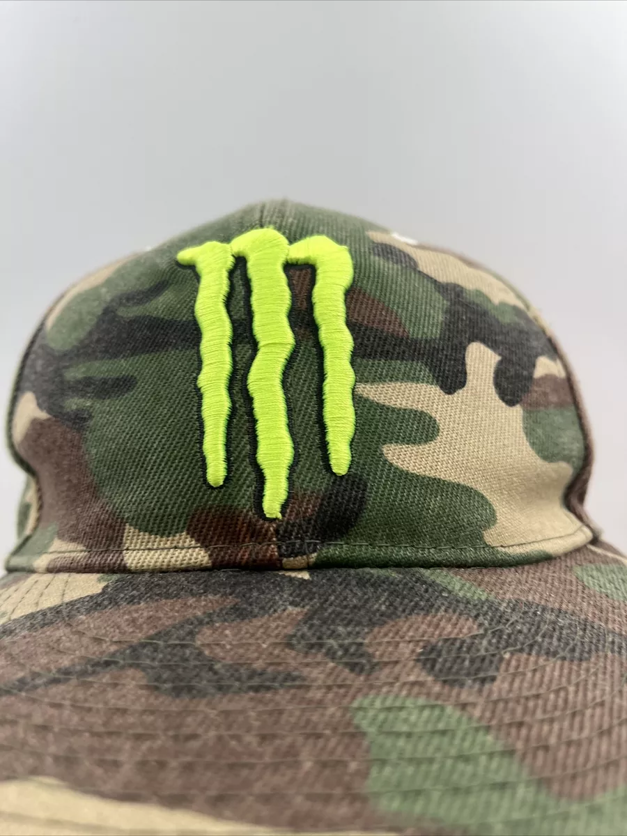 Alpinestars Multi Camo Green Monster Curve Flexfit Cap Logo Base