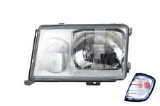 Scheinwerfer Front passend für Mercedes W124 09/89-06/93 H4 H3 Links mit Blinker