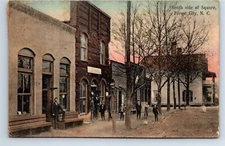 Postcard North Carolina Forest City South side of Square Posted 1911
