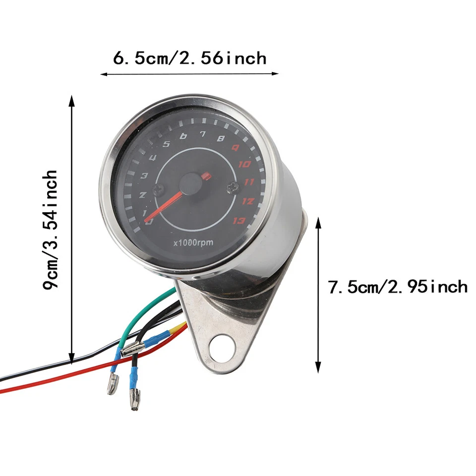 Tachometer Speedometer Gauge For Kawasaki Vulcan VN 500 800 900 1500 1600 2000 Foto 4 de 4