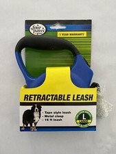 Four Paws Classic Retractable Leash  Large - Blue - 16 FT TAPE STYLE   NEW 