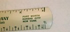 "SINCLAIR REFINING Co*Offices Atlanta, Chicago, F. Worth, K. C., & N. Y"6" RULER — photo 9