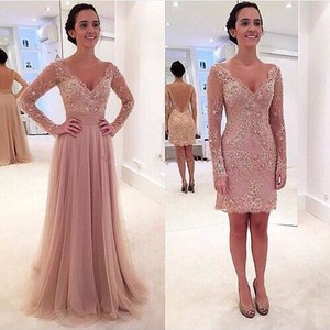 blush pink cocktail dress for wedding