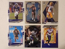 Patrick Queen Rookie Lot Of 6 RC Prizm Optic Select Mosaic Donruss Ravens