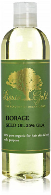 PREMIUM  BORAGE SEED OIL 100%PURE 20% GLA ORGANIC NATURAL COLD PRESSED Free Ship