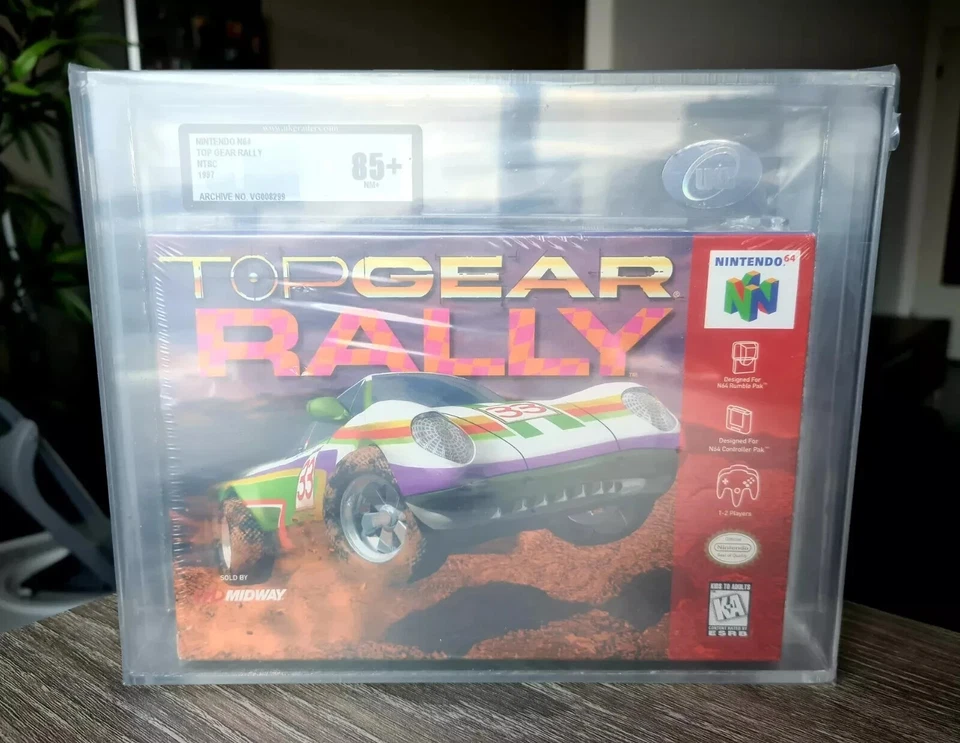 Top Gear Rally - Nintendo N64 64 - UKG 85+ NM+ graded sealed new VGA WATA Pixel - Image 3 of 3
