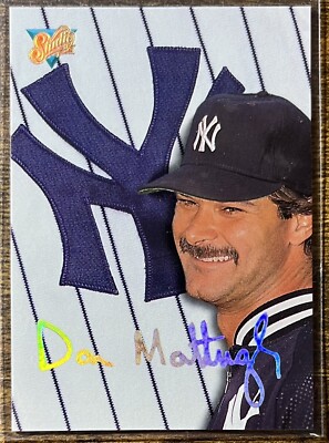 1993 LEAF STUDIO #193 DON MATTINGLY NEW YORK YANKEES HOF LEGEND NMMT