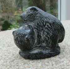 Original The Wolf Sculptures Bears Resin  Figure Made In Canada