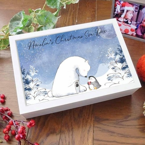 Personalised Wooden Christmas Eve Keepsake Box - Picture 4 of 8
