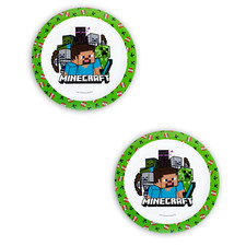 Kinderteller Set Minecraft Kinder Teller Plastik Camping Plastikteller BPA frei