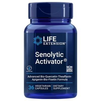 Life Extension Senolytic Activator Bio-Quercetin/Theaflavin/Fisetin ...
