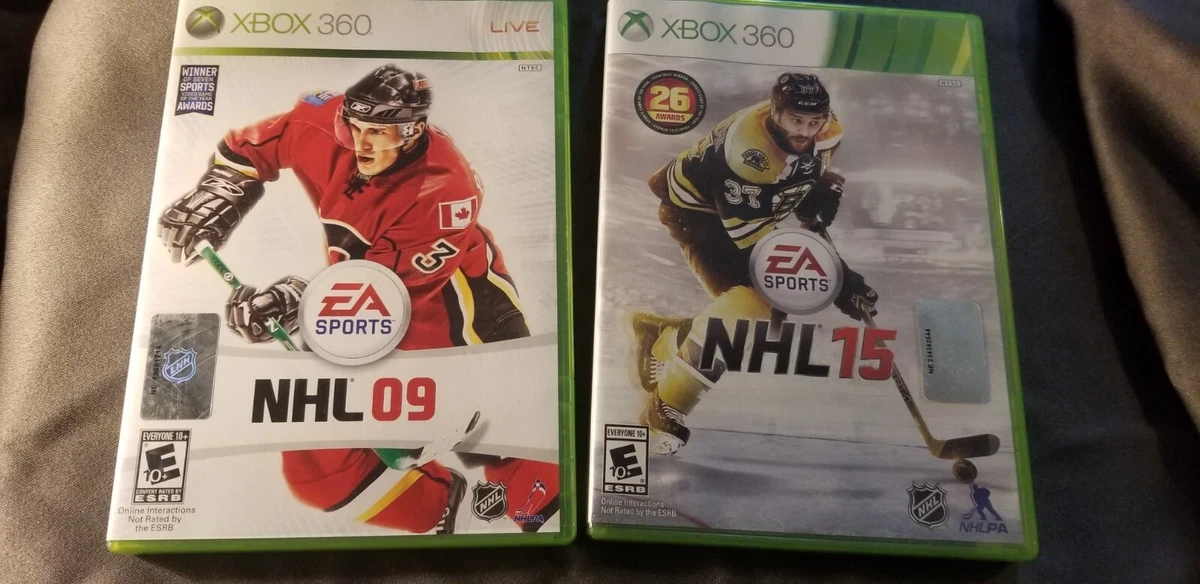 XBox 360 NHL 09 NHL 15 EA Sports National Hockey League Video