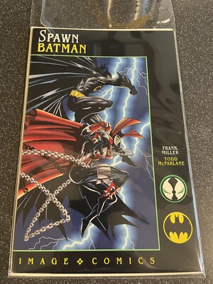 Spawn Batman TPB VF+ Miller McFarlane Graphic Novel