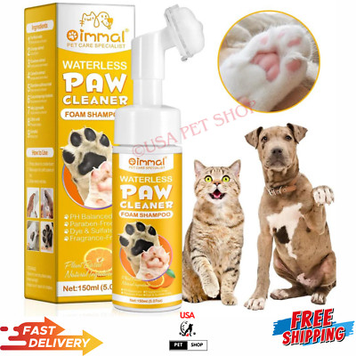 Foot Washing Spin Brush for Dogs & Cats Cleaner Foam Waterless Portable