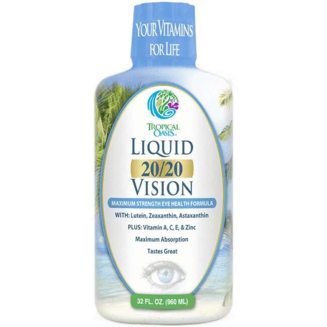 Tropical Oasis Liquid 20/20 Vision 32 жидких унции Liq