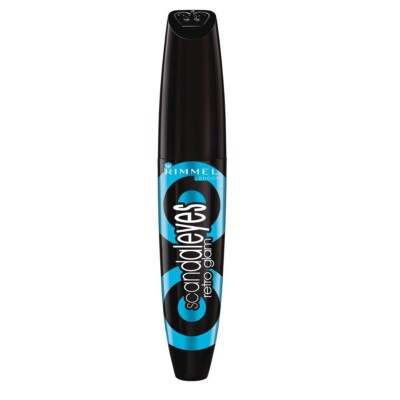 Rimmel London 12ml Waterfroof Scandaleyes Retro Glam Mascara -001 Black- NEW NEU