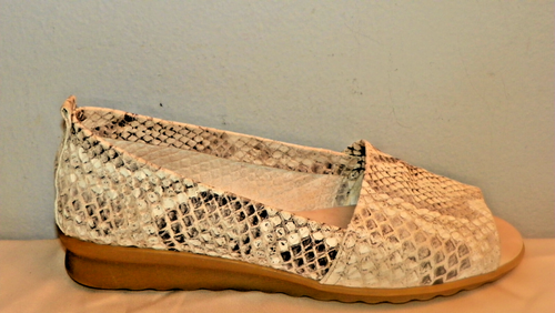 THE FLEX DAMEN ITALIENISCHE HAUT FLACHE SCHUHE GRÖSSE 6,5 M - Bild 2 von 4