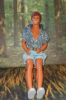 Rare Vintage Animal Lovin Ken Original Shoes, No Scarf Great