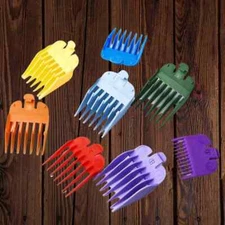 8PCS Universal Hair Clipper Limit Comb Trimmer Guard Combs Accessory For WAHL A