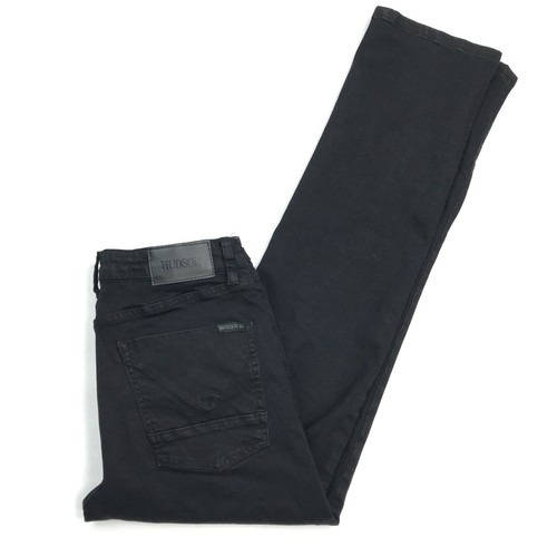 HUDSON Girl Boy Jeans Pants Stretch Slim Skinny Black Gray Distressed Size 16 - Picture 2 of 17