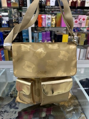 Borsa Locman Tracolla Borsetta Oro Davanti 2 Tasche Frontali Nuova