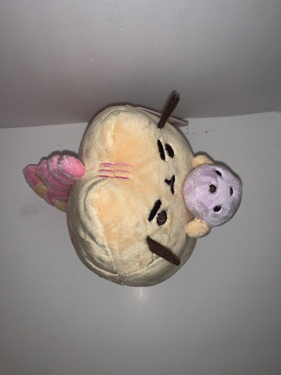 Pusheen激レア！ NEW PUSHEEN PLUSH Cute Yellow Pink Dinosaur Pusheenosaur