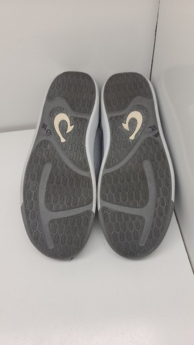 Sneakers da uomo OluKai Nanea Li grigio pallido/vapore stringate atletiche taglia 9 eccellenti - Foto 10 di 11