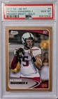 2017 -PATRICK MAHOMES- PSA 10 Sage Hit GOLD ROOKIE Football Insert Card - RC
