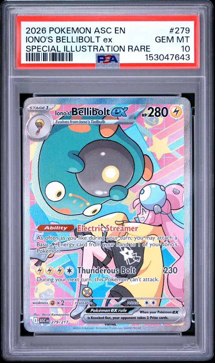 Iono's Bellibolt Ex Pokmon TCG Cards for sale | eBay Iono's Bellibolt Ex Pokmon TCG Cards for sale | eBay