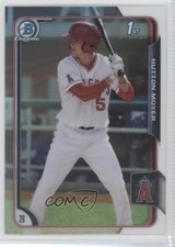 2015 Bowman Draft Chrome Refractor Hutton Moyer #92 0a3