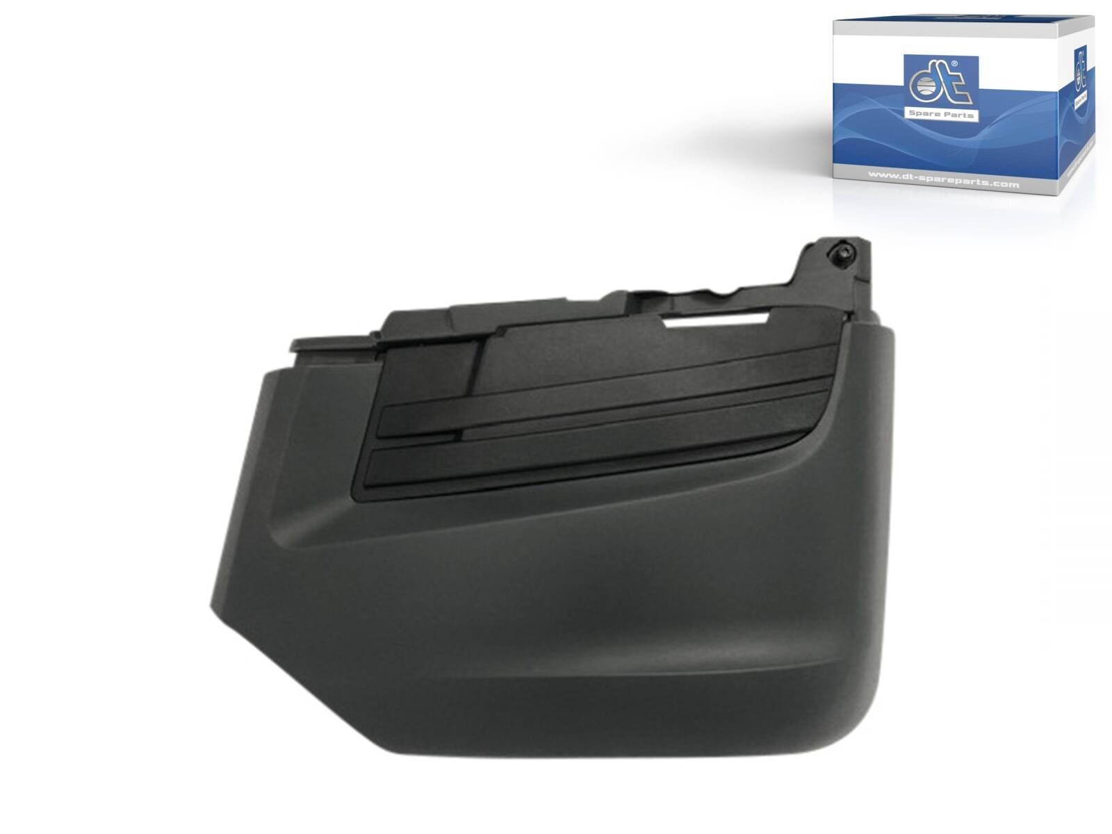Cache de pare-chocs gauche DT Spare Parts 3.81301 résistant aux impacts routiers gris