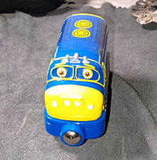 TOMY Chuggington Chuggineer Brewster Wooden Train Engine 2013
