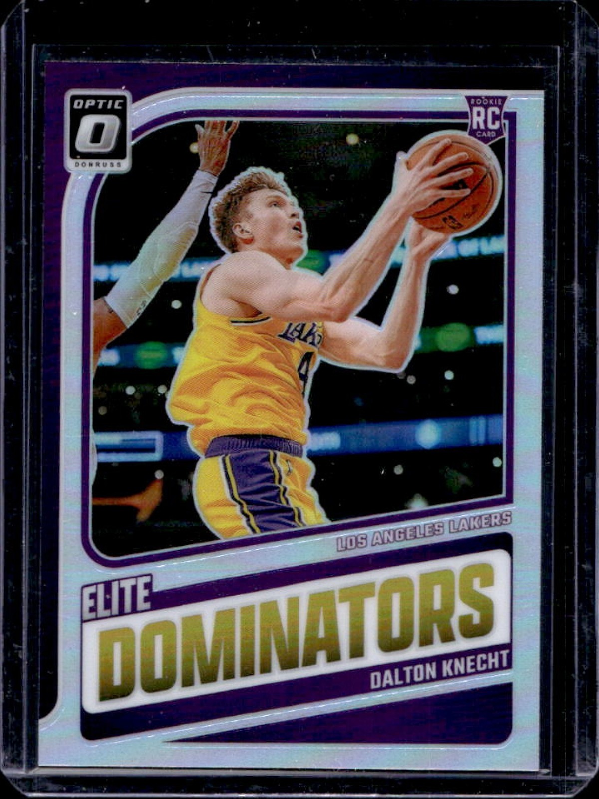 2024-25 Donruss Optic Dalton Knecht Elite Dominators RC Holo #15 Lakers