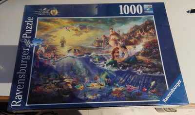 25855. Puzzle Arielle   1000 Teile Dreams Collection  Ravensburger Neu -Folie