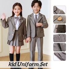1.1-1.7M Kid Summer Kindergarten School Uniforms JK Suit Performance Costume NEW