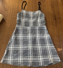 Urban Outfitters Cher Plaid Mini Dress Small Adjustable Straps