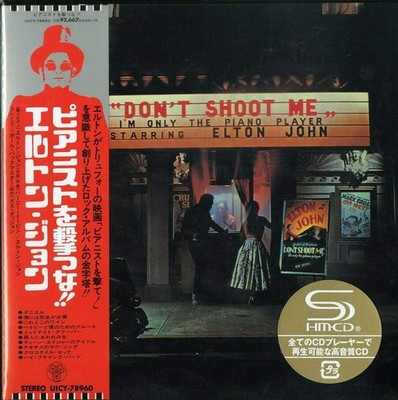ELTON JOHN - DON'T SHOOT ME I'M ONLY THE PIANO PLAYER  (JAPAN MINI-LP-SHM-CD)