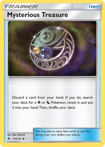 Pokemon Mysterious Treasure 113/131 SM - Forbidden Light NM Uncommon