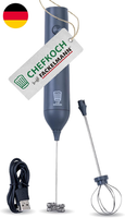 Chefkoch Trifft Fackelmann Elektrischer MilchaufschäUmer – Inkl. 2 Schneebesen,
