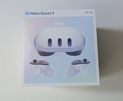 Meta Quest 3 128GB VR-Headset + Bobovr m3(2 akku) + Reisetasche - wie neu