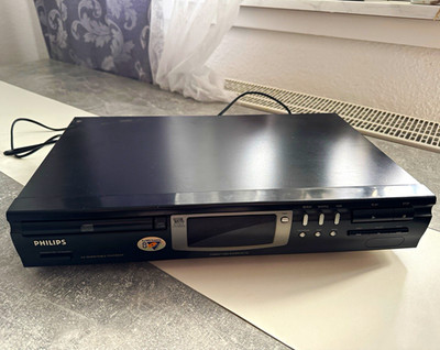 Philips CD713/20 CD-Player Schwarz CD-RW-kompatibel RCA Line Out Bitcheck