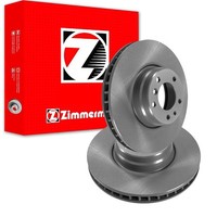 2X Zimmermann Coat Z Bremsscheiben 334Mm InnenbelÜFtet Vorne Passend FÜR BMW 7