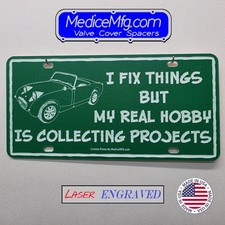 Austin Healy Sprite Bugeye Funny License Plate Engraved Austin Healy Sprite Bugeye Funny License Plate Engraved
