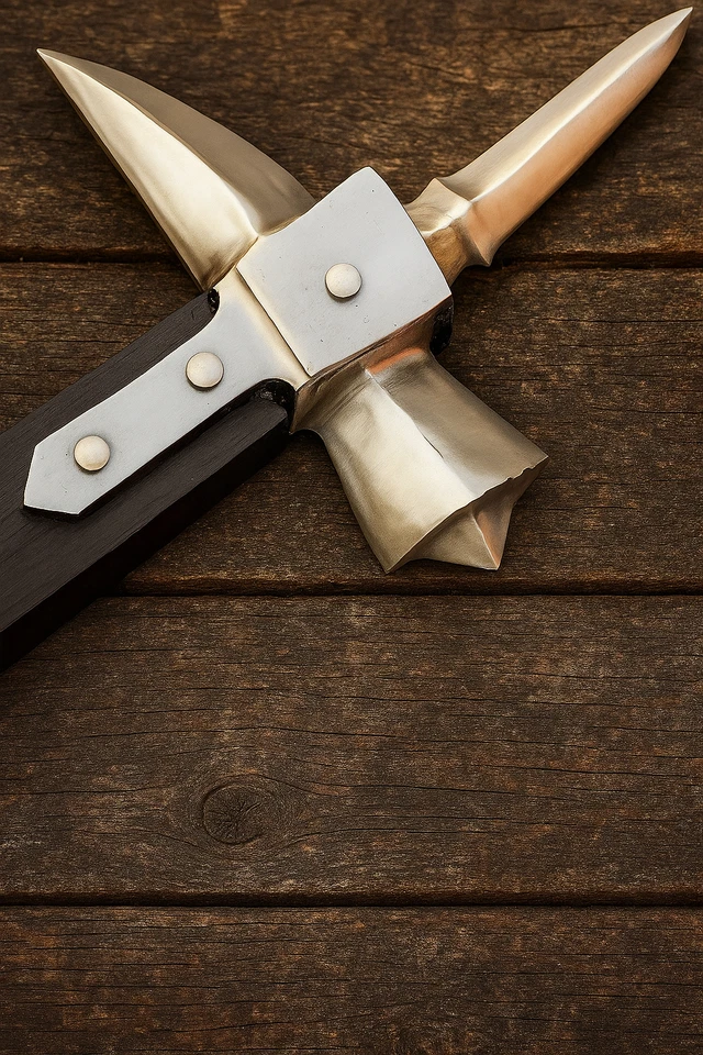 Специальный средневековый функциональный военный молоток ручной работы с шипами LUCERNE - Изображение 2 из 4