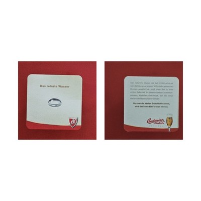 Budweiser Budvar Wassertropfen Brauerei Bierdeckel Bier